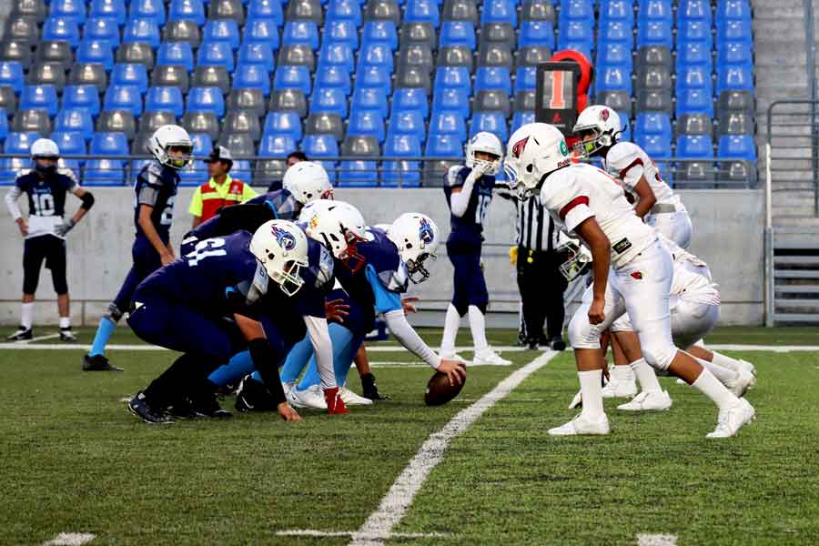 Cardenales Campana Altamira en un partido contra Titanes.