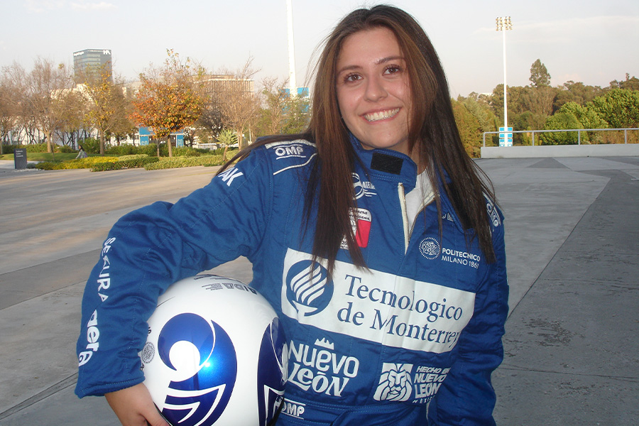 Ana Diep en Girls Road Tour de la Carrera Panamericana.