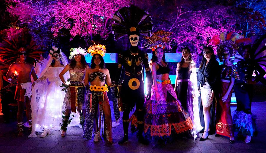 La PrepaTec celebró el tradicional Día de Muertos en el noveno festival Omeyocán 2022 en el Tec campus Cuernavaca