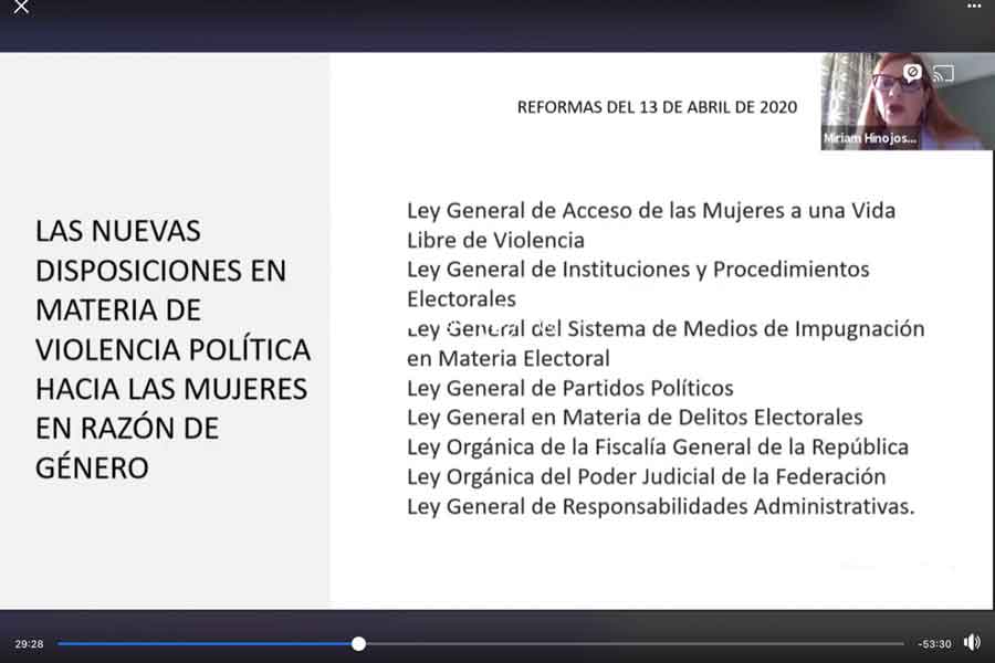 Charla virtual Semana de Feminismos campus Monterrey, Marzo 2021