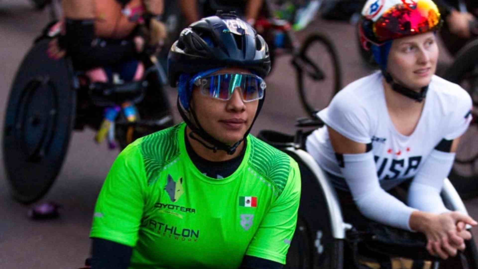 Yeni Hernandez, colaboradora Tec campus Puebla, corrió el maratón en silla de ruedas de la Ciudad del Cabo