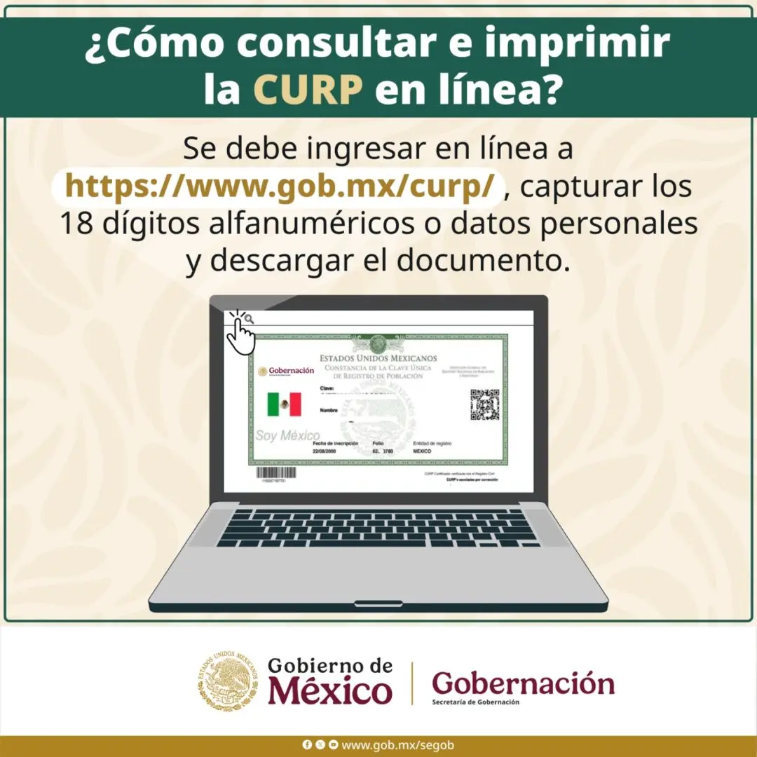 Como consultar la CURP