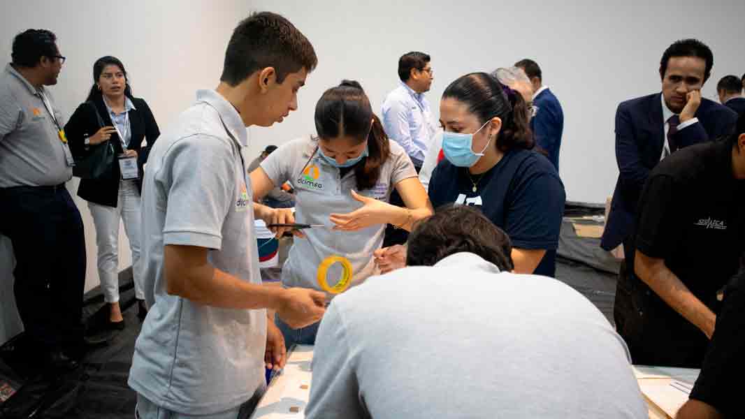 Concurso geomuros, que ganó el Tec Guadalajara.