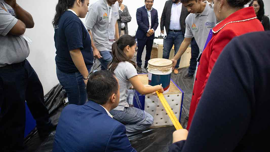 Concurso geomuros, que ganó el Tec Guadalajara.