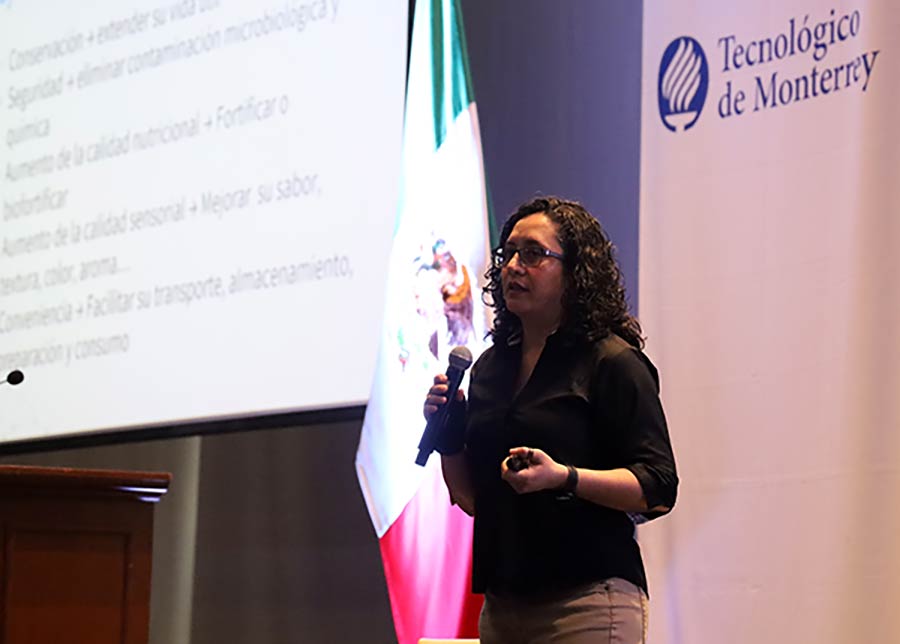 Tecnología para procesamiento de alimentos, en el congreso de biotecnología del Tec Guadalajara. 