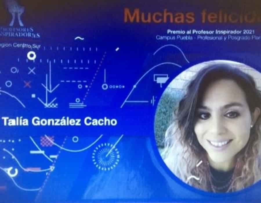 Merecedora de este importante galardón otorgado por el Tec de Monterrey