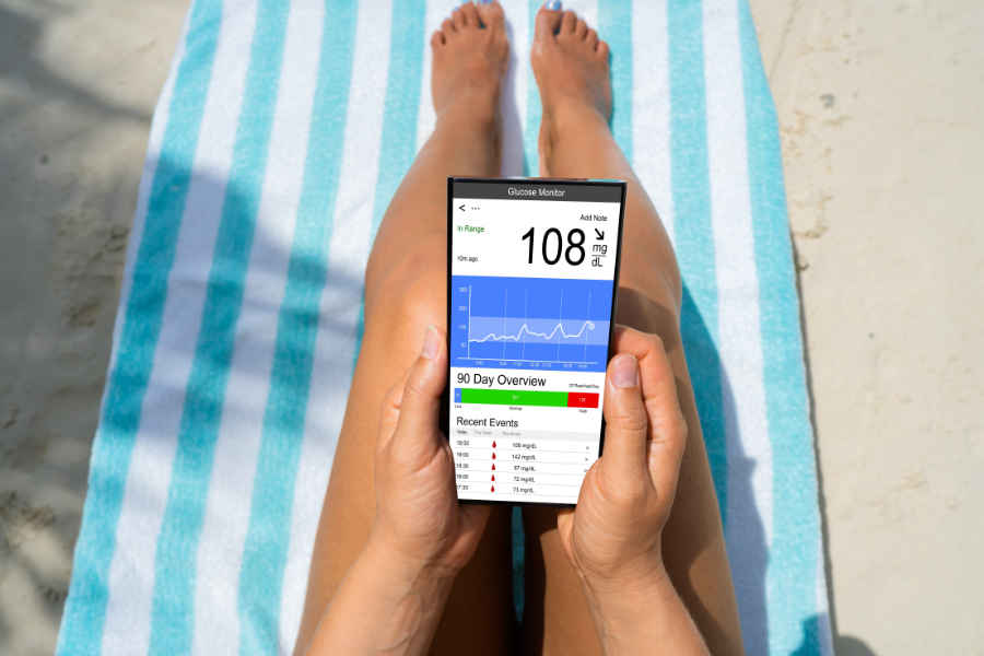 Control de azúcar para diabetes en verano