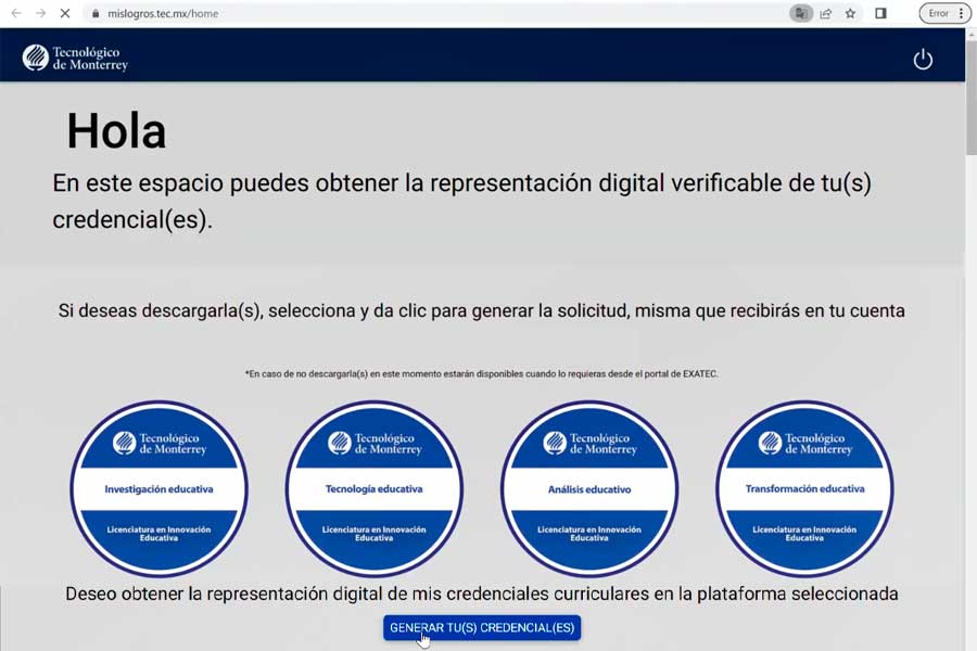 Por primera vez, el Tec de Monterrey otorgó Credenciales Curriculares a sus egresados.