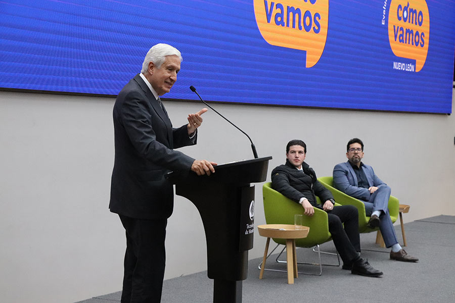 David Noel Ramírez, rector emérito del Tec de Monterrey y presidente directivo del consejo de ¿Cómo vamos Nuevo León?