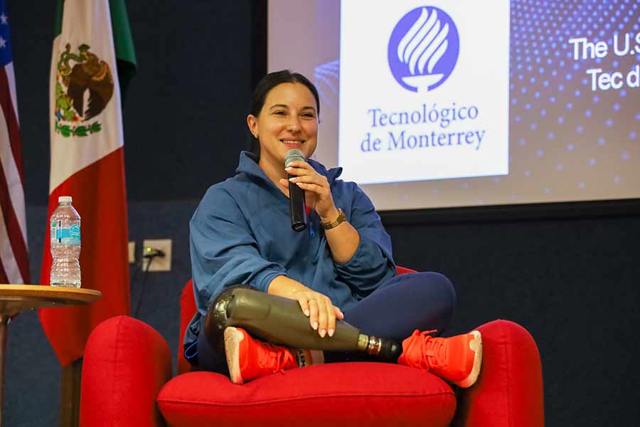 Diversidad en el deporte, charla de atletas de EU en el Tec Guadalajara. 