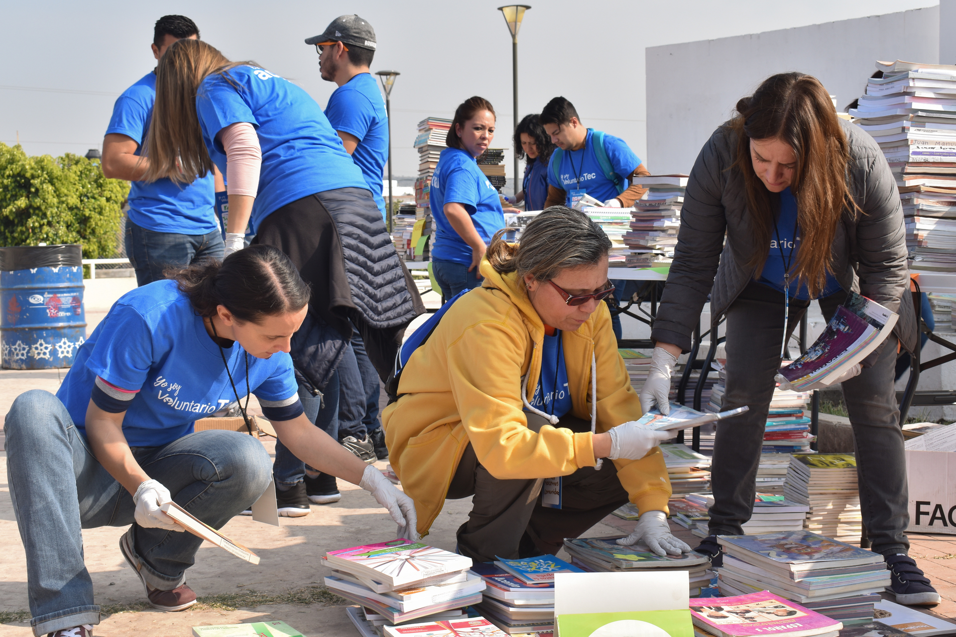 Voluntarios en campus León