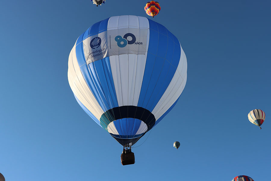 Globo aerostático Tecnológico de Monterrey