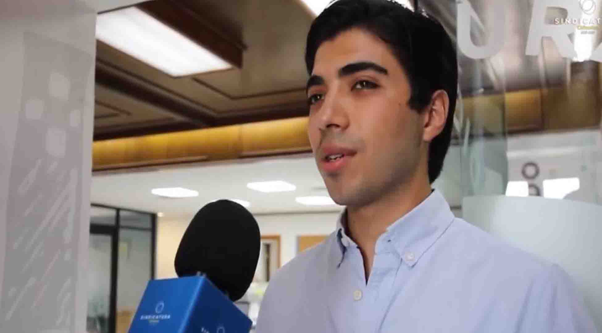 Jorge Domínguez estudiante de Ingeniería Mecatrónica