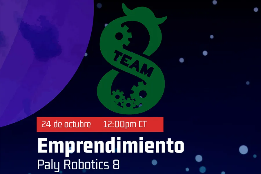 Paly robotics, equipo de Estados Unidos, participarán hablando sobre el emprendimiento de los equipos de robótica.