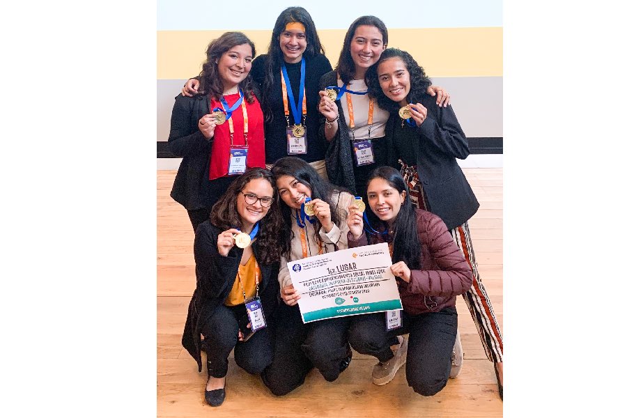 Las alumnas de Tec de Monterrey campus San Luis Potosí en INC.