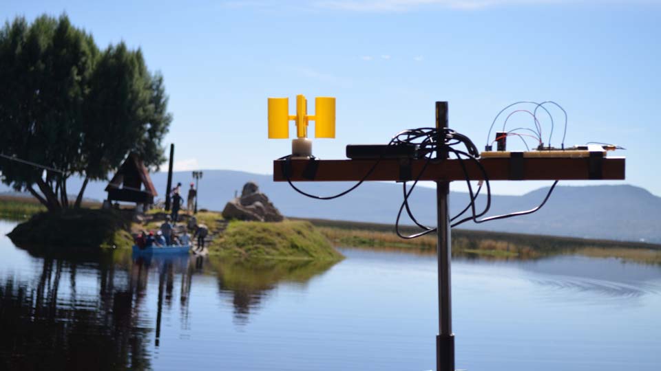 estación meteorológica restauración lago de Cuitzeo hecho por comunidad Tec campus morelia