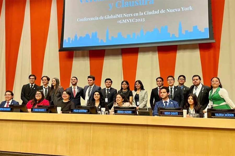 Estudiante del Tec participó en modelo de las Naciones Unidas en Nueva York