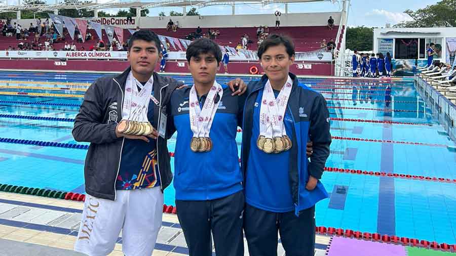 Jóvenes de PrepaTec Querétaro obtuvieron medallas en natación durante los Juegos Paranacionales CONADE 2023.