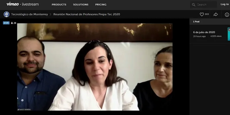 En la ceremonia de premiación la profesora estuvo acompañada de sus familiares.