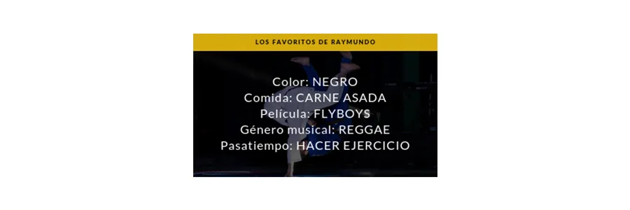 favoritos de Raymundo Garza