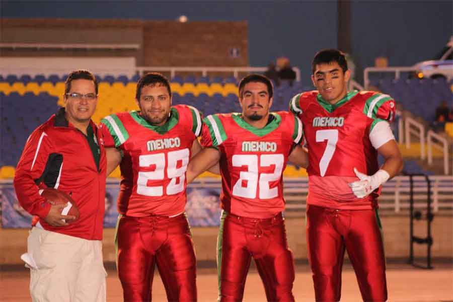 Federico Landeros ha participado en dos tazones aztecas  2011 y 2014