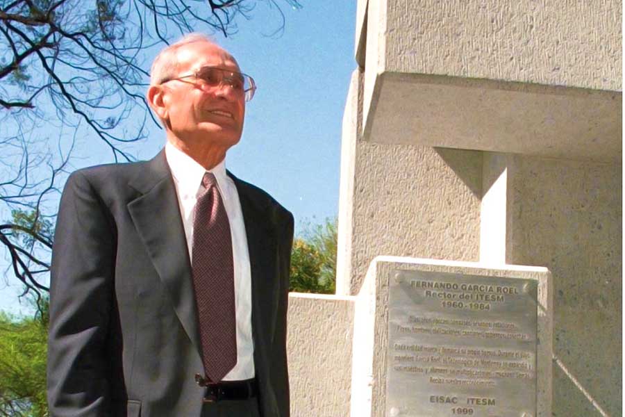 Fernando García Roel (1921-2009), rector del Tec de Monterrey por 25 años.