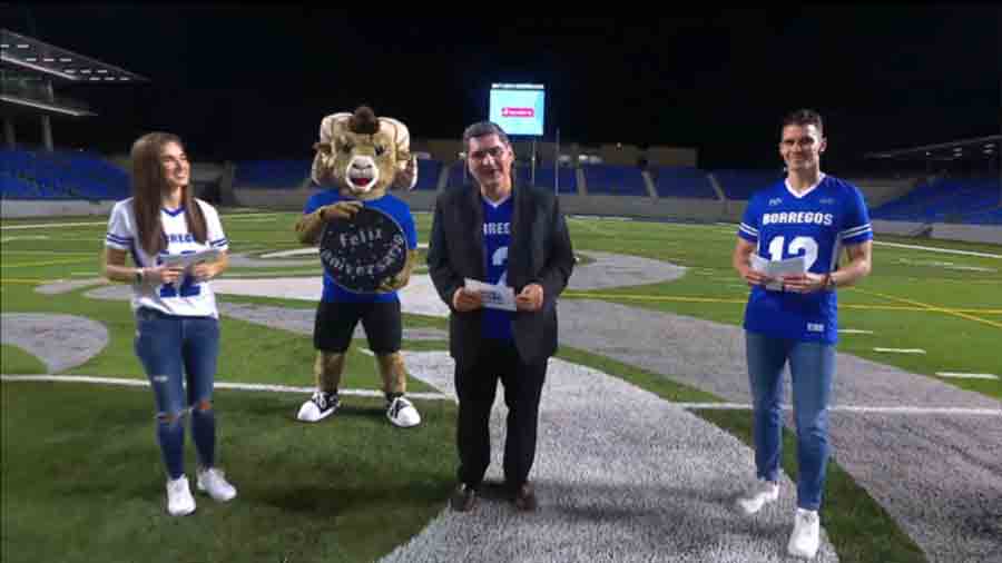 La transmisión del aniversario se realizó desde el Estadio Borregos en Monterrey