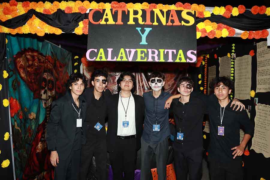 Fiesta del día de muertos en PrepaTec Santa Anita.