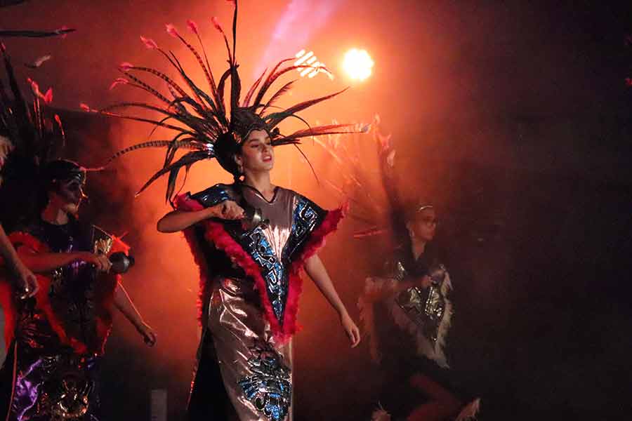 Fiesta de humanidades en PrepaTec Santa Anita para celebrar Día de Muertos. 