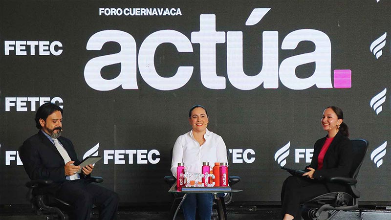 El Tec de Monterrey en Cuernavaca recibió a las candidatas a la Gubernatura de Morelos 2024 en el "Foro Actúa", donde dieron a conocer sus propuestas a las y los estudiantes del campus.