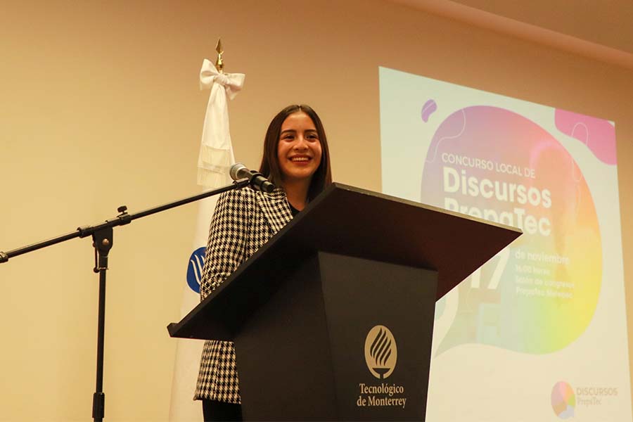 Estudiante de PrepaTec Metepec gana concurso nacional de discursos