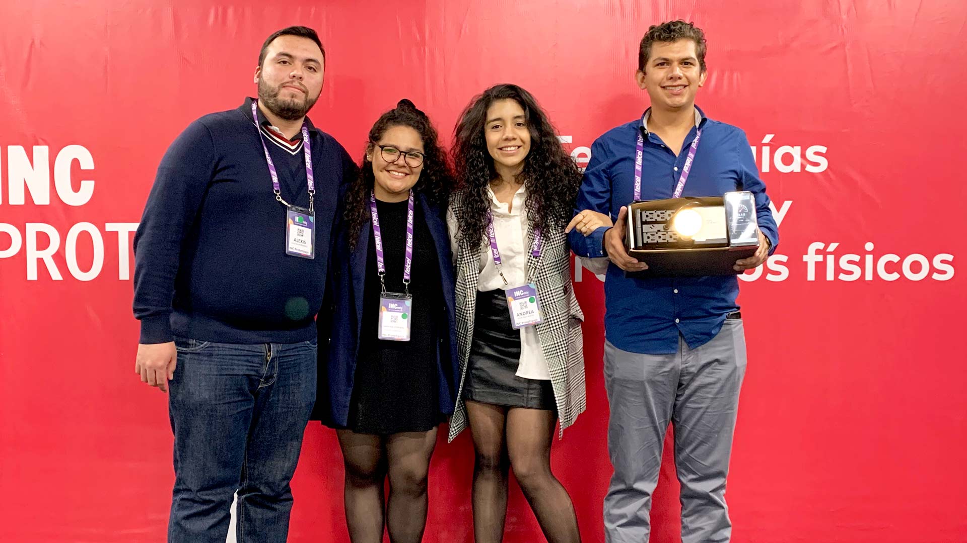 Ganadores del concuros de Prototipaje en INCmty