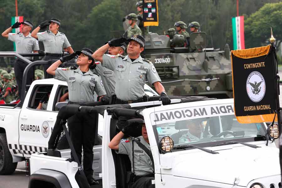 La Guardia Nacional ahora está a cargo de la SEDENA.