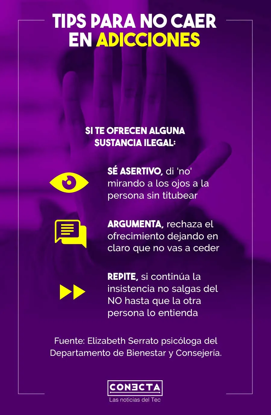 Infografía adicciones