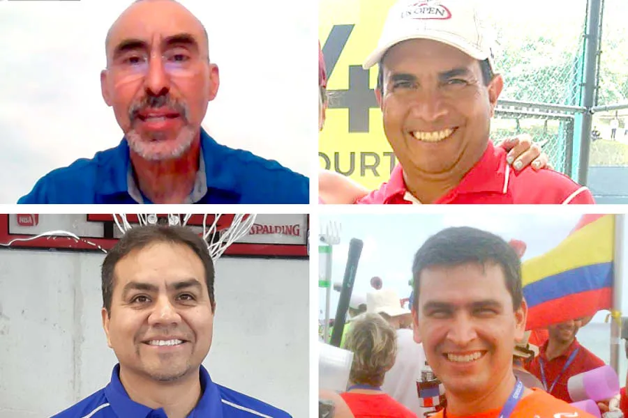 Francisco Olivares, Luis Pérez, Mario Moreno y Mauricio Campos.