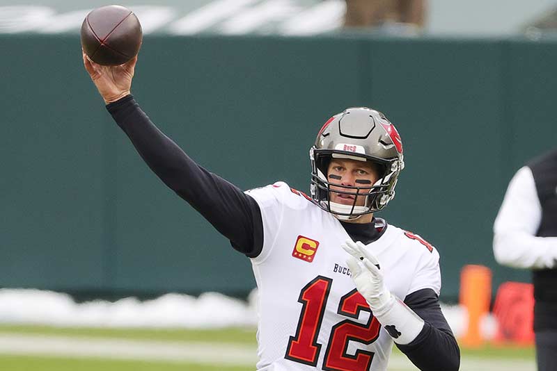 Toma Brady espera ganar su séptimo Súper Bowl.