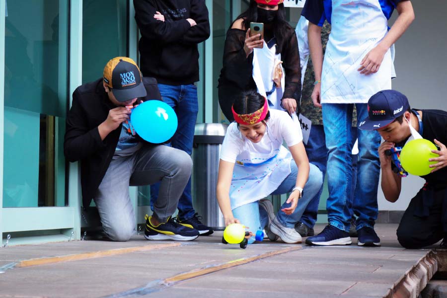 competencia de velocidad fisica para alumnos prepatec zacatecas con disfraz personalizada