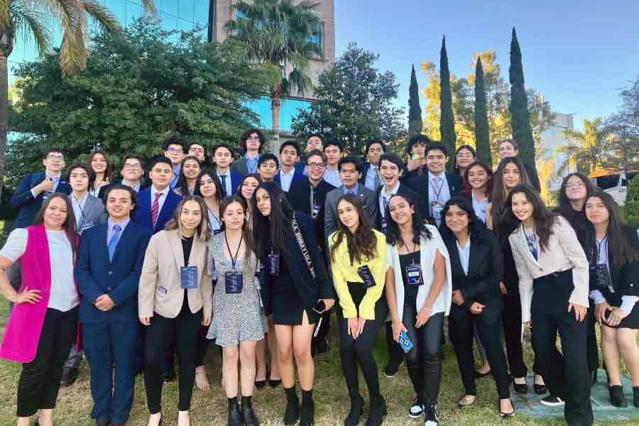 Alumnos de PrepaTec Zacatecas participantes en el MUNMX regional