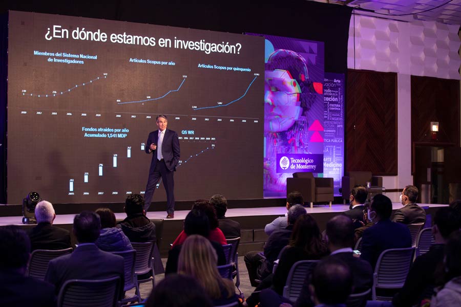 El Dr. Guillermo Torre ofreció la conferencia magistral El futuro de la Investigación en el Tec.