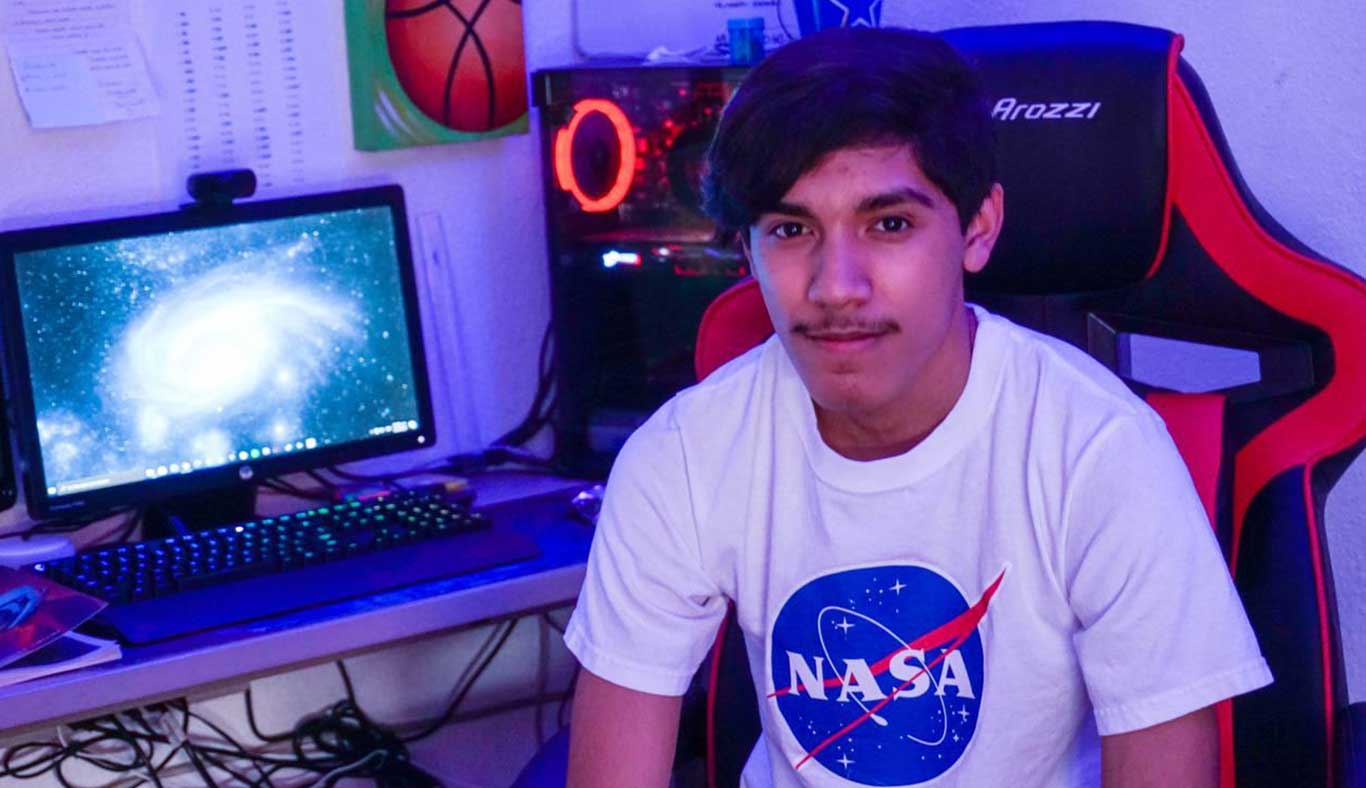 Jair Ibarra estudiante de Tec de Monterrey campus Ciudad Juárez 