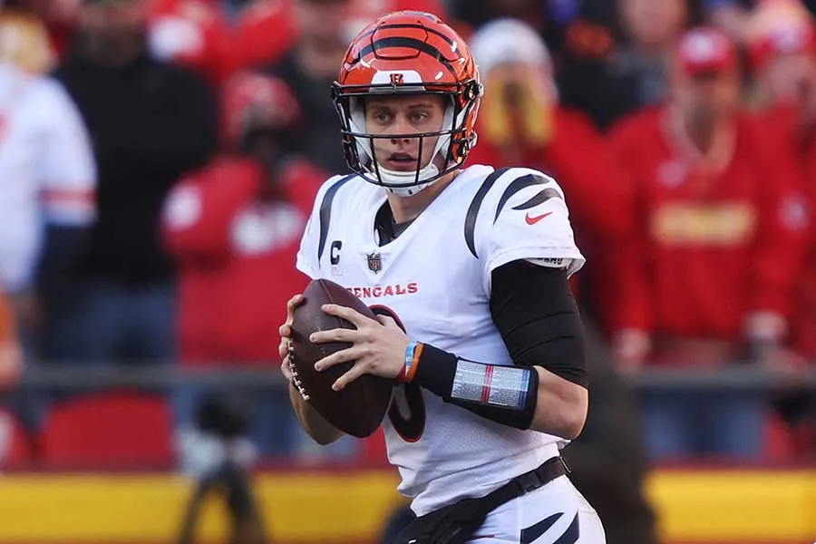 Joe Burrow, mariscal de campo de Cincinnati.