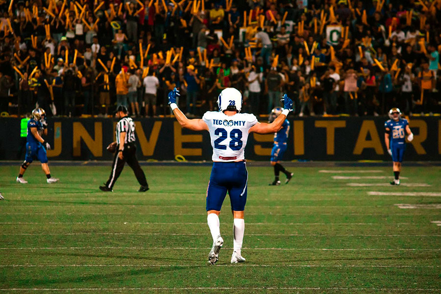 Juan Pablo en un juego con Borregos. Foto: Juan Pablo Santisteban