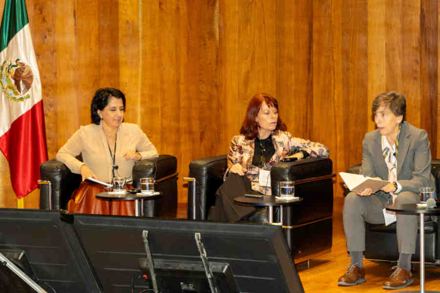 La Triada en congreso de democracia con decanas