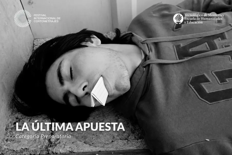 Escena del cortometraje La &uacute;ltima apuesta, dirigido por Jos&eacute; Daniel Herrera, representante de PrepaTec Ciudad de M&eacute;xico en el Festival de Cortometrajes del Tec.