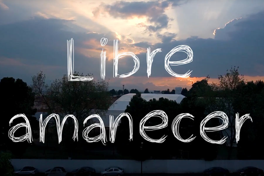 Escena final de cortometraje Libre amanecer