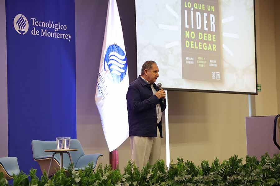 Liderazgo empresarial es la temática que aborda el libro de Salvador Alva, en el marco del programa del Tec en la FIL Guadalajara.