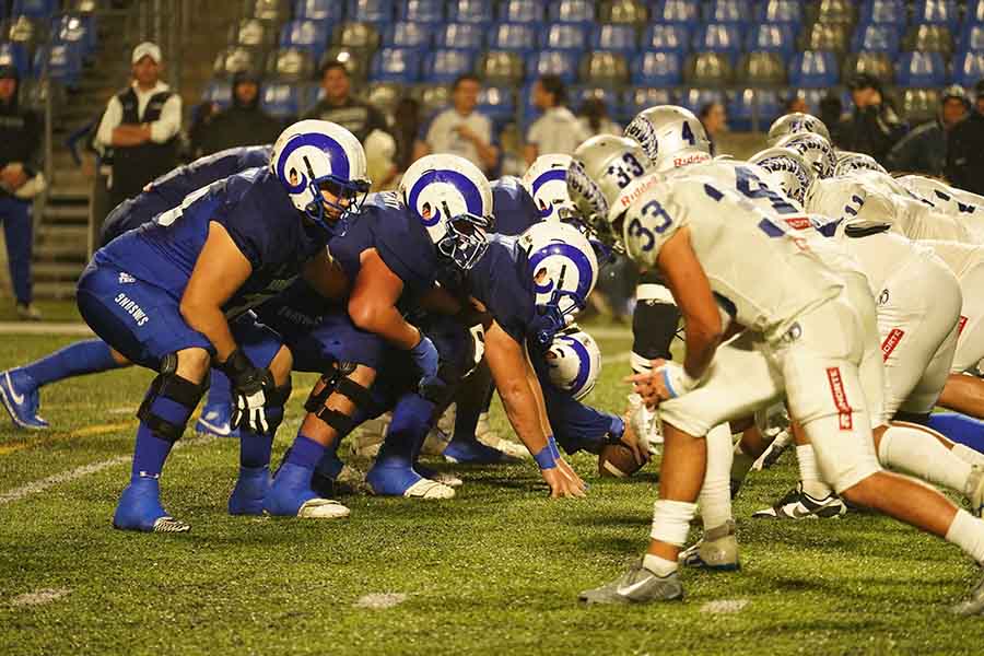 Partido de Borregos Monterrey vs Borregos CCM en cuartos de final de Liga Mayor de ONEFA.