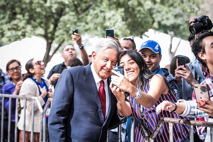 AMLO en el TEc de MOnterrey