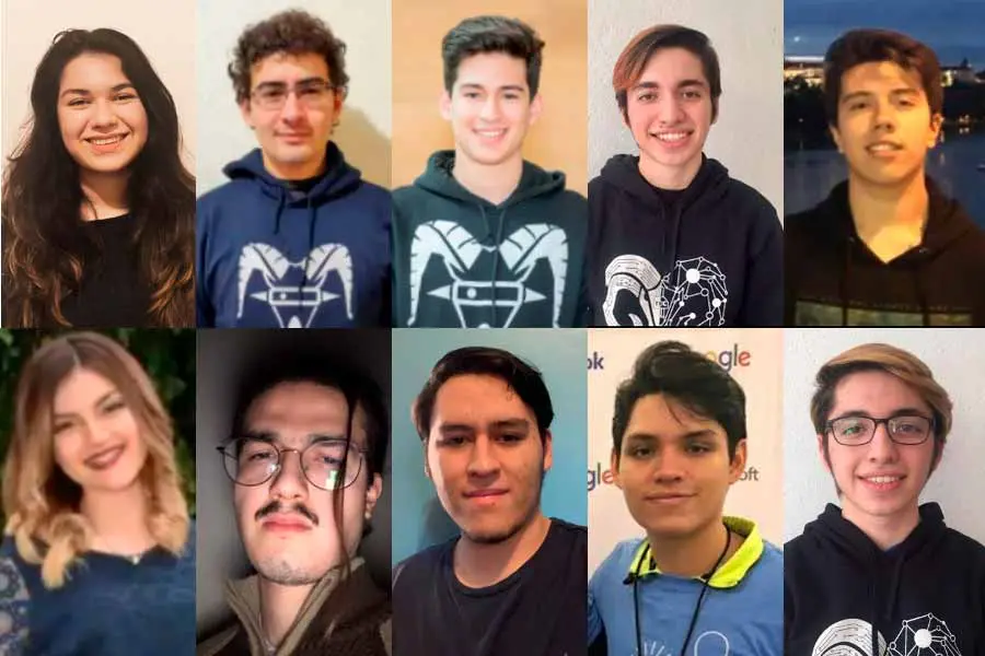 Ellos son los 10 estudiantes e integrantes de RoBorregos que crearon el software SEMS.