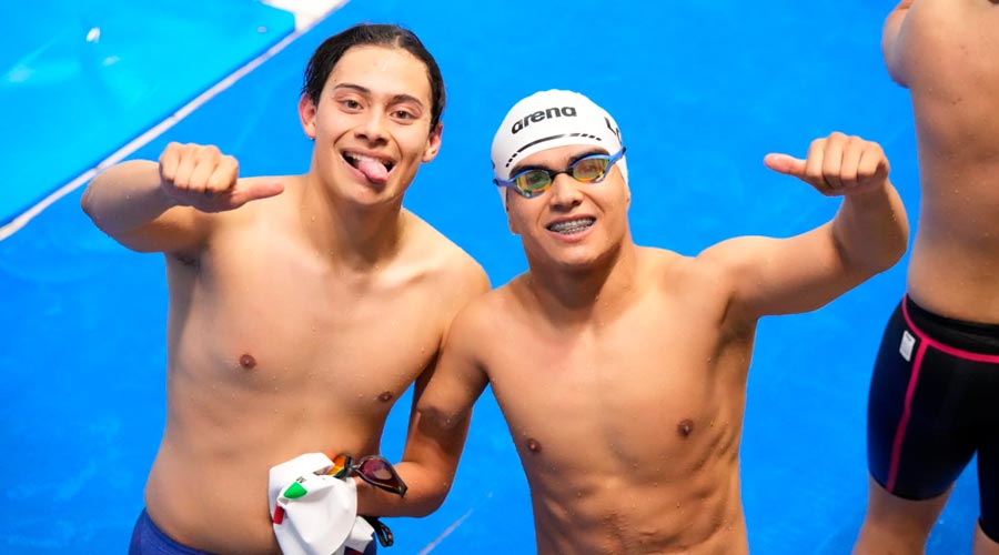 Luis Estrada junto a otro competidor durante los Juegos Parapanamericanos Chile 2025